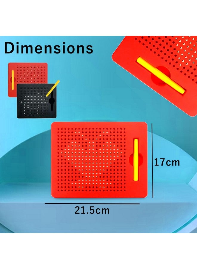 FunBlast Magnetic Drawing Board Educational Toy - Sketch Pad for Kids, Draw Freely Doodle Pad with Magnetic Balls for 3+ Kids (Random Color Dispatch) (Small) - Multicolor - Image 2