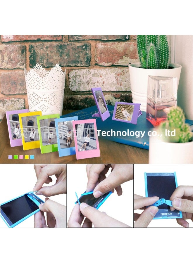 Generic Polaroid Camera Accessories Instax Ini 11 9 8 Suit M Photo Frame Album Sticker 6 In 1-Color:Grass Green  - Image 5