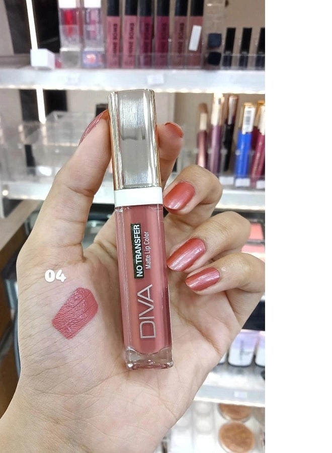 Amanda Diva matte lip color no transfer no.4 6ml - Image 2