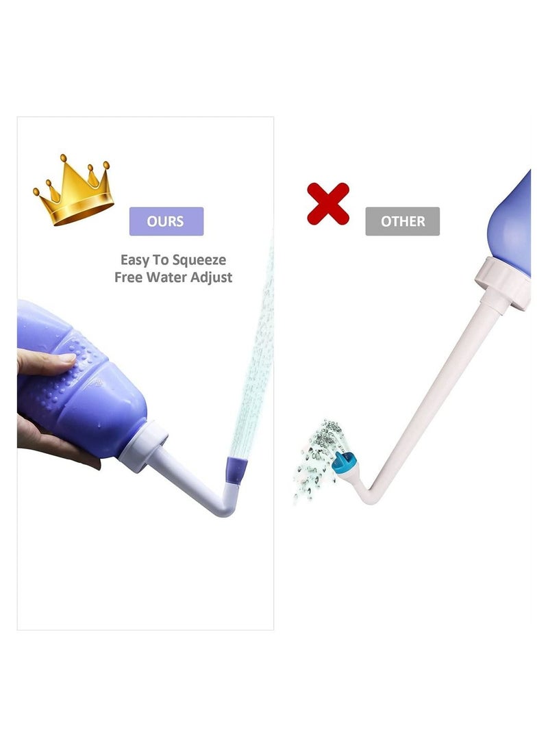 Y&D Personal Hygiene Cleaner SYOSI Portable Mini Bidet Handheld Cleaning Bottle For Men And Women 450ML Blue  - Image 5