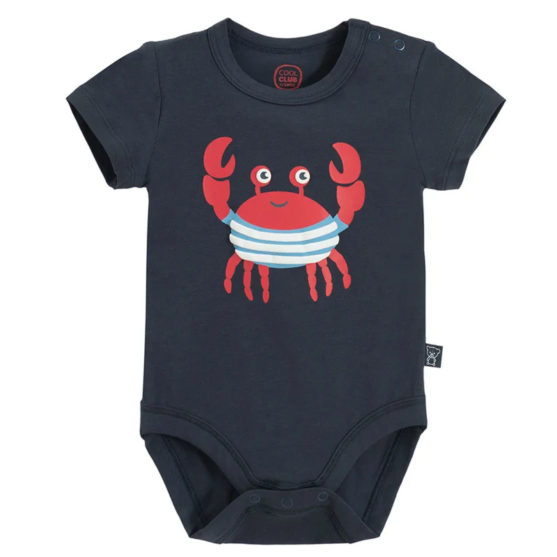 كول كلوب مزيج قطن وإيلاستين للجسم بأكمام قصيرة عبوتين