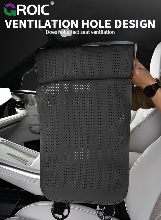 GROIC Car Seat Cushion with Extended Leg Support, Car Seat Extender with Leg Rest - Adjustable Memory Foam Cushion, Gap Filling Under Thigh Support for Long Legs, Universal Fit Auto Seat Pad (Black) - Image 5