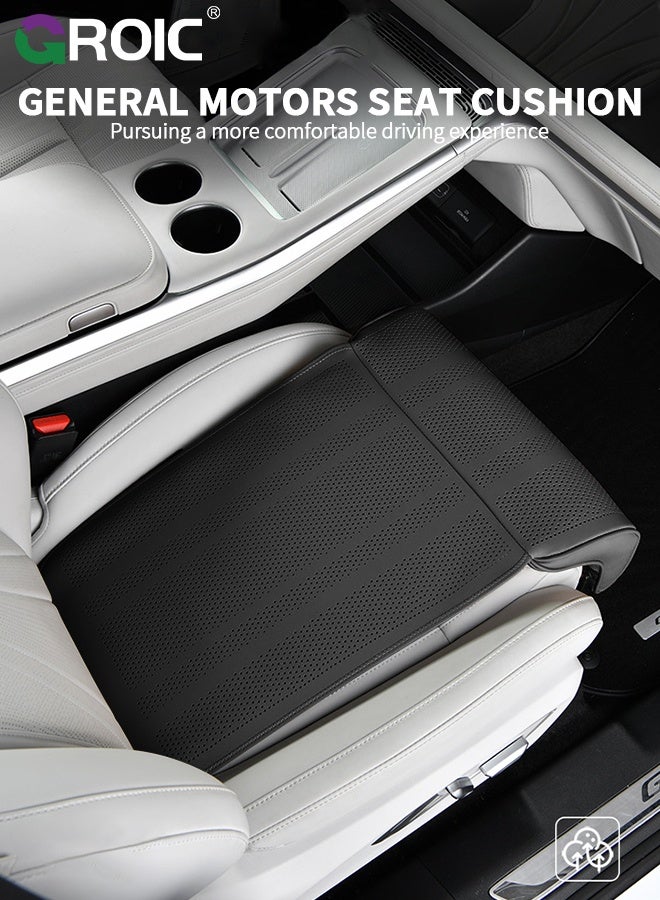 GROIC Car Seat Cushion with Extended Leg Support, Car Seat Extender with Leg Rest - Adjustable Memory Foam Cushion, Gap Filling Under Thigh Support for Long Legs, Universal Fit Auto Seat Pad (Black) - Image 3