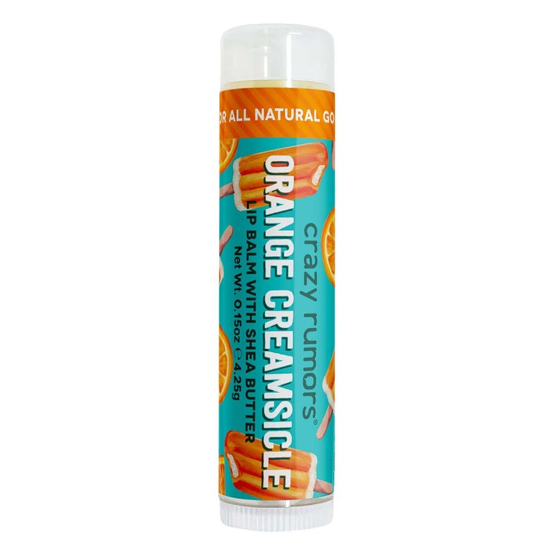 Crazy Rumors Orange Creamsicle Lip Balm. 100% Natural, Vegan, Plant-Based, Made in USA (1-Pack) - Image 5