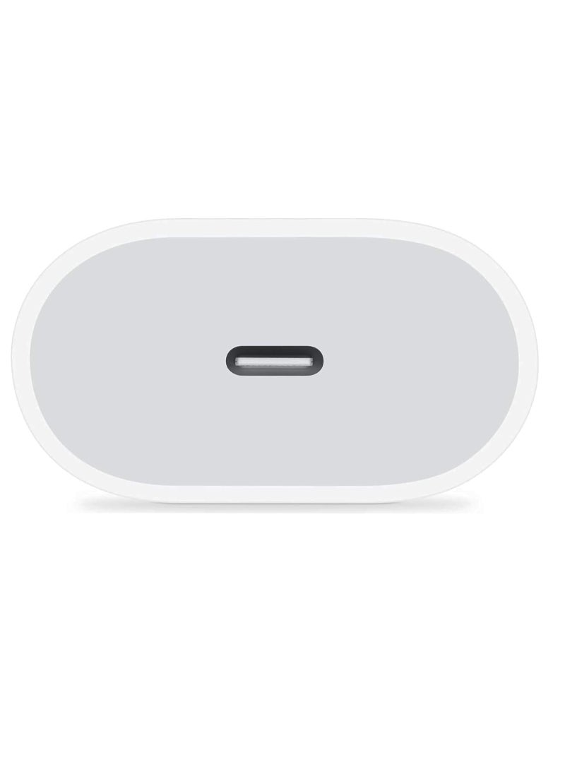 Adapter Type C 20W, Certified Over Heat & Current Protection, Charger Type C with the Best Tech Available to Protect Devices, Compatable with All Type C Phone & Type C Devices