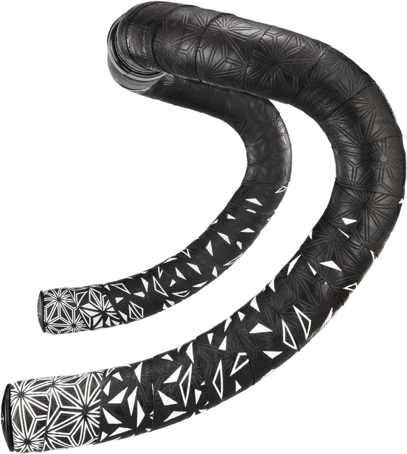 Supacaz Super Sticky Kush Star Fade Bar Tape | Black & White Star Pattern | Bicycle Handlebar Grip Tape - Image 1