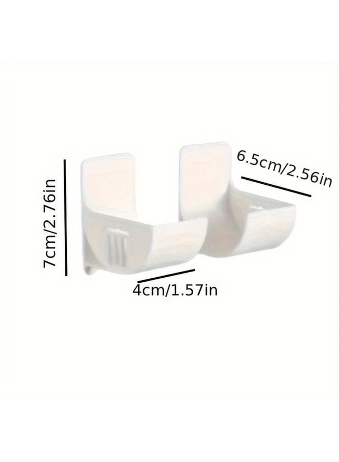 White No Drill Wall Mounted Storage Racks For Freshness Film And Trash Bags - Image 5