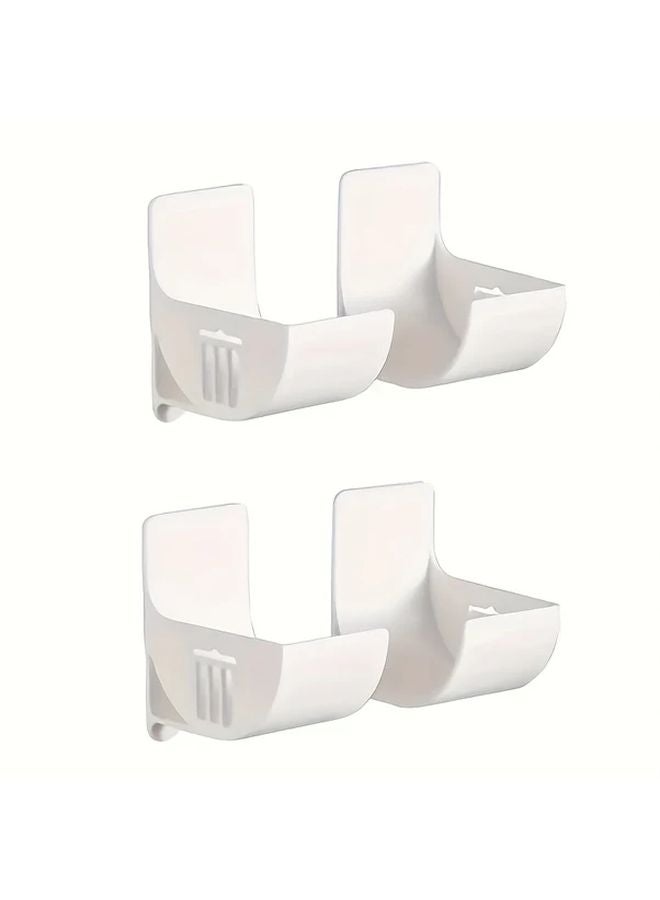 White No Drill Wall Mounted Storage Racks For Freshness Film And Trash Bags - Image 1