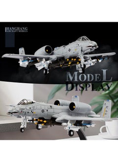 HANGHANG HANGHANG 1/100 A-10 Thunderbolt II Warthog Attack Plane（Painted Version） Metal Fighter Military Model Diecast Plane Model for Collection and Displays  - Image 3