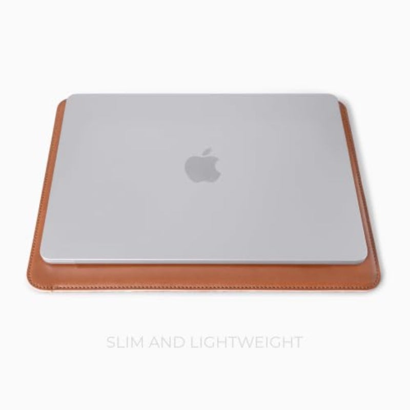 حافظة كمبيوتر محمول 14 بوصة لجهاز MacBook Pro M5/M4/M3/M2 Pro/Max 2026-2021، جلد صناعي، أسود، مقاس واقي نحيف مع فتحات دقيقة - Image 4