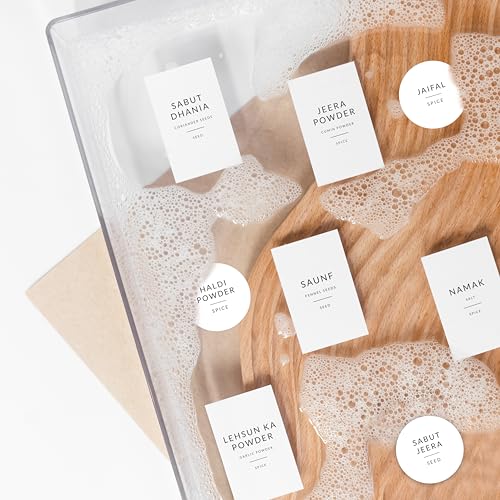 SAVVY & SORTED Spice Labels, 96 South Asian Spice Jar Stickers - Waterproof Kitchen Pantry Labels for Organizing Indian Spices - Image 4