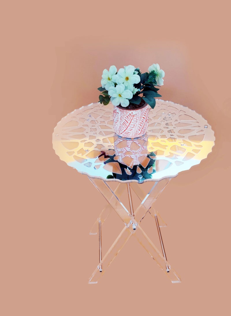 دلس دي إل أس طاولة أرابيسك أكريليك قابلة للطي - Image 5