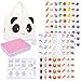 drizzle 129 Tiles Seaside Escape Blocks Game 30mm Instruction Manual Panda Bag Dog Food National Flag Vegetables Patterns - Image 4