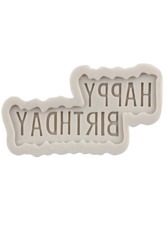MYPRACS قوالب سيليكون من مايبراكس، قوالب حروف عيد ميلاد سعيد، قوالب سيليكون للفوندان، قوالب شوكولاتة لتزيين كيك حفلات أعياد الميلاد، زينة الكب كيك، عجينة السكر، حلوى، طين بوليمر، مجموعة من 6 قطع - Image 4