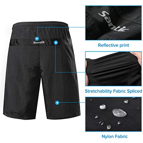 Santic Men's 3D Padded Mountain Bike Shorts Lightweight Cycling MTB Shorts - Image 5