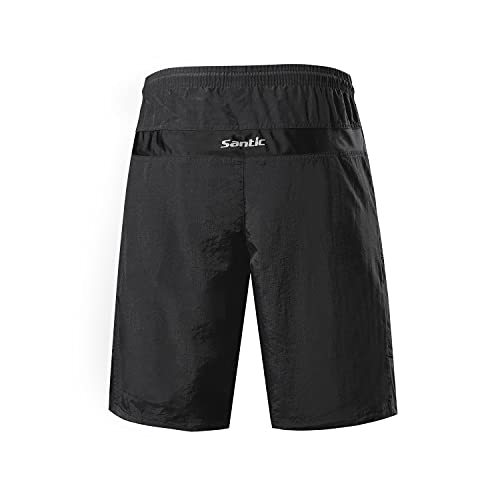 Santic Men's 3D Padded Mountain Bike Shorts Lightweight Cycling MTB Shorts - Image 2