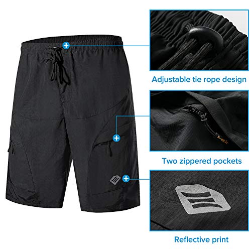 Santic Men's 3D Padded Mountain Bike Shorts Lightweight Cycling MTB Shorts - Image 4