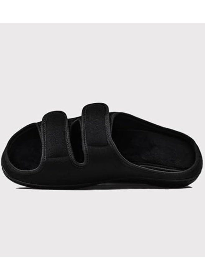Medical Comfort Slipper for Sensitive Feet, Lightweight Orthopedic Design for Daily Indoor Walking and Foot Support, Soft Cushion Sole, Left Side, Size 10