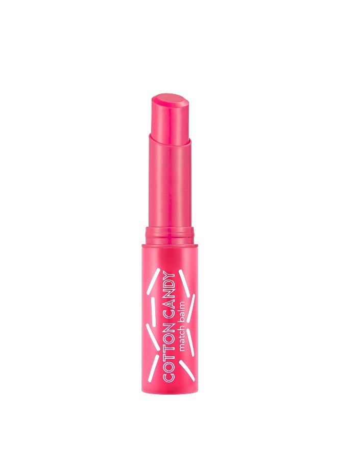 flormar Match Balm – 000 Cotton Candy – Color-Adapting Lip Balm, Moisturizing Care, Smooth Finish Cotton Candy - Image 1