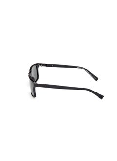 Timberland Men's Rectangular Shape  Sunglasses TB0001901R58 Lens Size: 58 Millimeter - Shiny Black  - Image 4