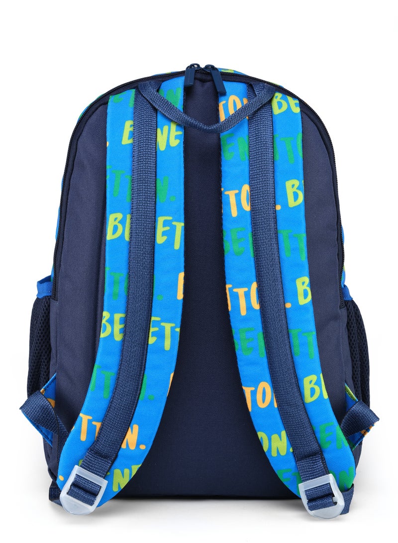 UNITED COLORS OF BENETTON UCB-12965 Navy Blue Unisex Backpack - Image 2