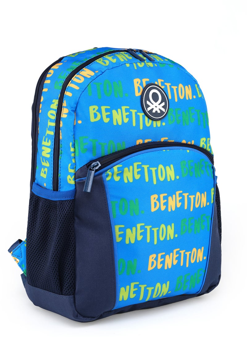 UNITED COLORS OF BENETTON UCB-12965 Navy Blue Unisex Backpack - Image 3