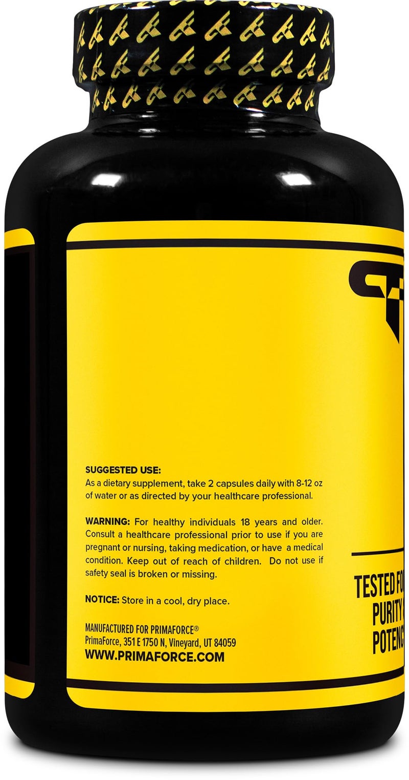 Primaforce Fenugreek Seed Capsules (180 Capsules / 1350mg Per Serving, 2 Capsule Servings) - Premium Herbal Supplement for Men and Women, Non-GMO, Gluten Free Supplement - Image 3