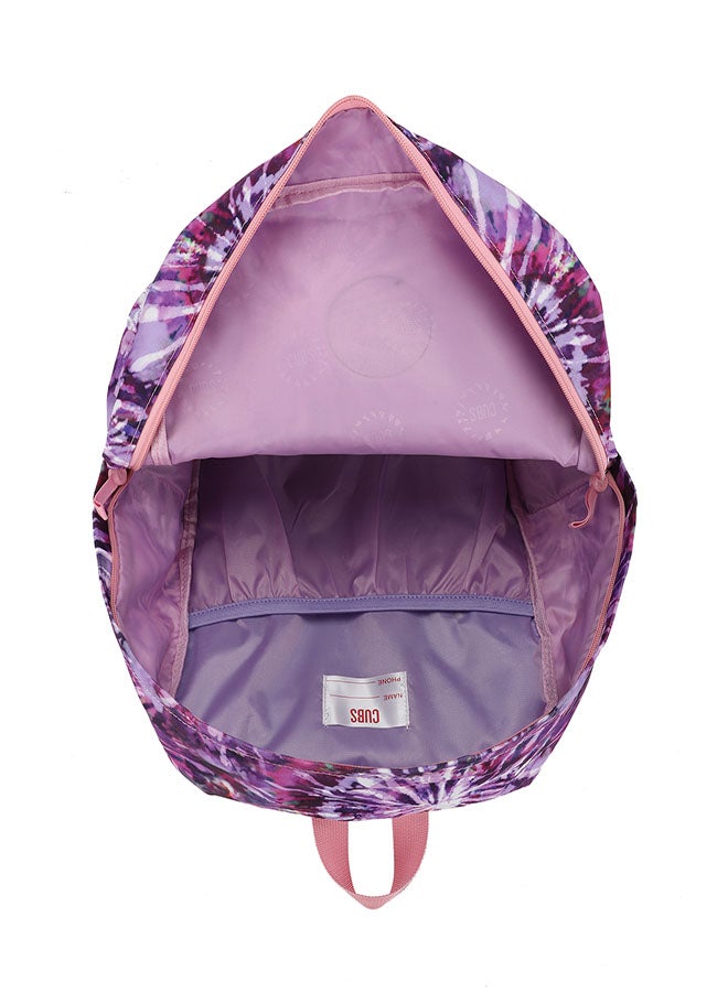 CUBS Tie Dyed Waterproof Kids 28L Backpack with zip closure Ideal for 6-12 years age group, Compatible with 15" Laptop - Image 4