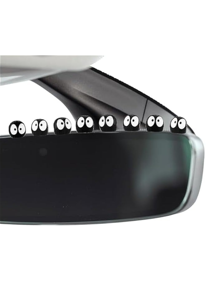 30Pcs Adorable Coal Ball Car Interior Decor, Cartoon Resin Figures for Dashboard and Rearview Mirror, Funny Aesthetic Auto Ornament Gift - Image 1