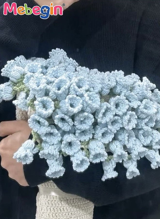 MEBEGIN DIY Flower Bouquet Blanket Making Kit, 2-in-1 Cozy Blanket and Floral Display, Handmade Crochet Flowers Bouquet Throw Blanket, Unique Crochet Kit, Ideal Gift for Mother's Day, Birthday, Wedding or Valentine's Day(Not a Finished Product, Needs to be Hand-Woven) - Image 2