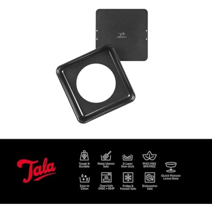 Tala Performance Eclipse NonStick 20cm Square cake tin - Image 5