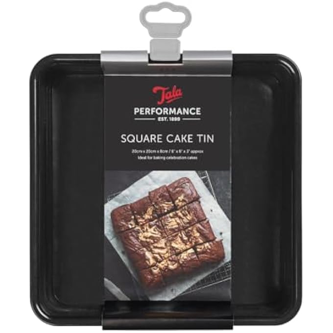 Tala Performance Eclipse NonStick 20cm Square cake tin - Image 1