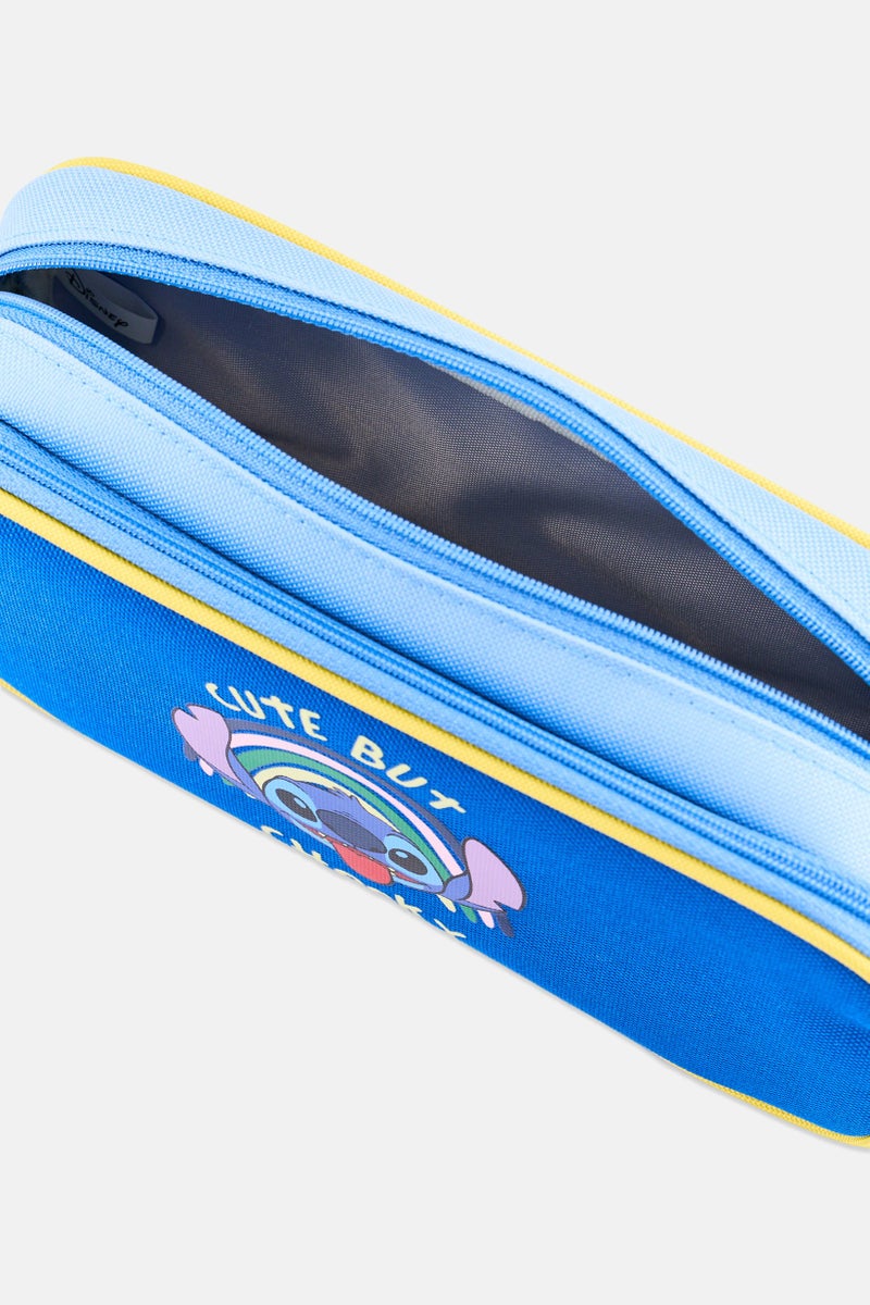 Disney Kids Boy Graphic Print Pencil Case, Blue - Image 3