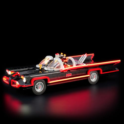 BRIKSMAX 20 Light Kit for Lego The Classic TV Series Batmobile CarInnovative Led Lighting Compatible with Lego 76328 Not Included Lego Set - Image 1