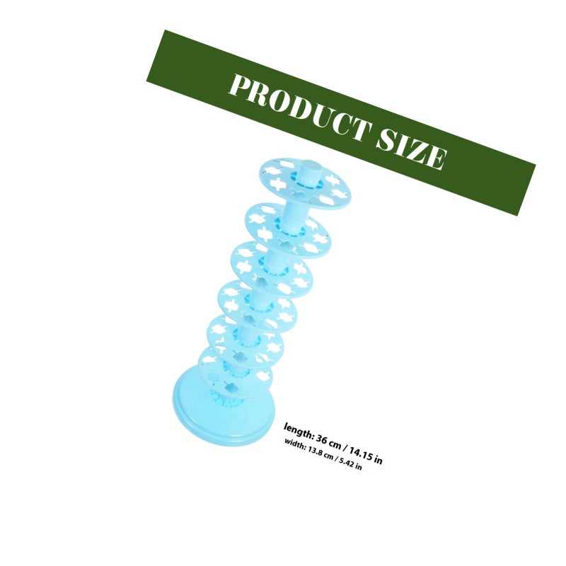 2pcs Multi-layer Lollipop Display Rack Tower Shaped Candy Storage Holder Large-capacity Candy Stand - Image 2