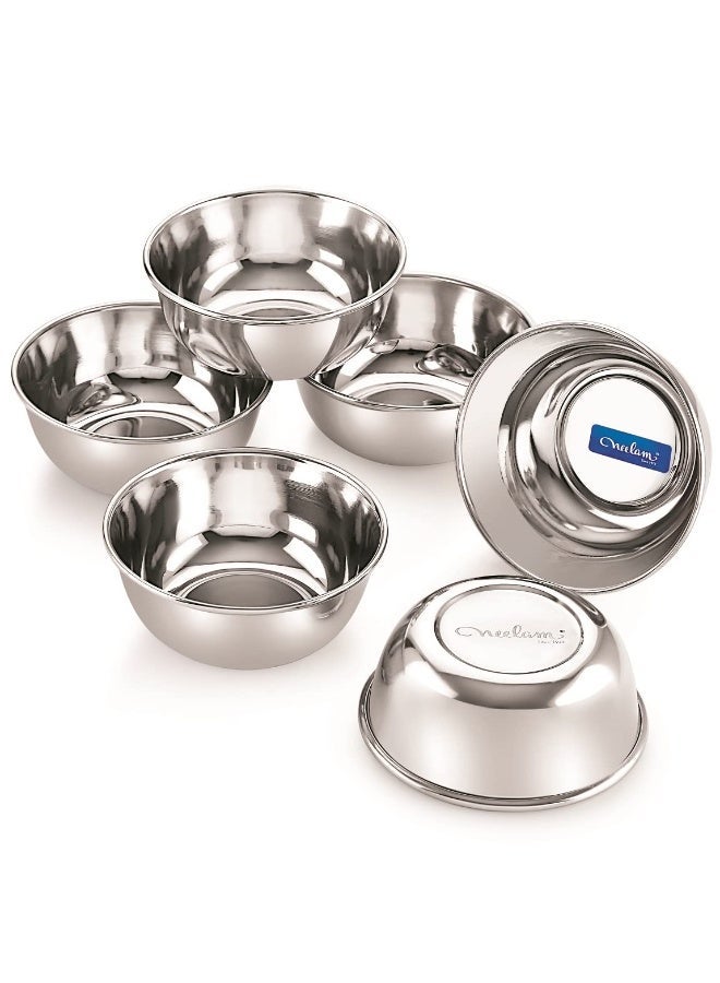 Neelam Stainless Steel 5.5 26G Prem Vati, 200 ml, Silver, Set of 12 - Image 2