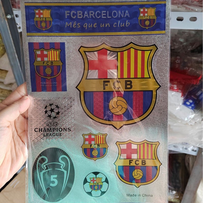 A4 Sticker Football Fan Decal*2PCS