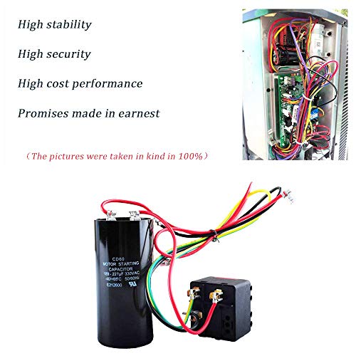 Wadoy CSR-U2 Hard Start kit for 3.5 to 5 Ton Units, HVAC Hard Start Kit for Air Conditioner, AC Hard Start Capacitor Kit - Image 3