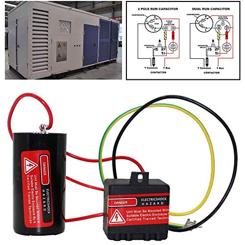 Wadoy CSR-U2 Hard Start kit for 3.5 to 5 Ton Units, HVAC Hard Start Kit for Air Conditioner, AC Hard Start Capacitor Kit - Image 4