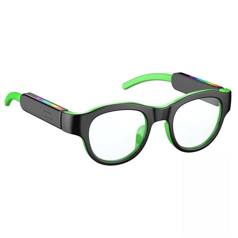 Smart Glasses Children's Smart Glasses RGB multicolour lighting effects Voice wake-up support Compatible with iOS, Android devices and tablets Suitable for both boys and girls Blue light protection with UV400 lenses Hands-free calling Open-ear design with microphone Magnetic charging support Battery life: 4-6 hours - Image 1