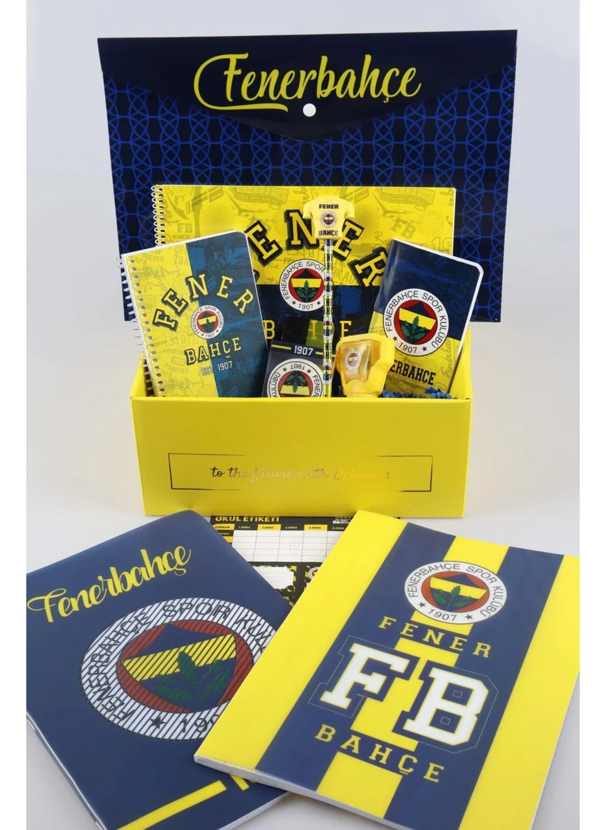 Fenerbahçe DEKOMUS SPECIAL BOXED LICENSED FULL + FULL PREMIUM SCHOOL AND STATIONERY SET