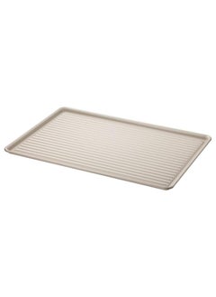 زبون مصفاة الأطباق، بيج/مجلفن، 52×35 سم  - Image 1