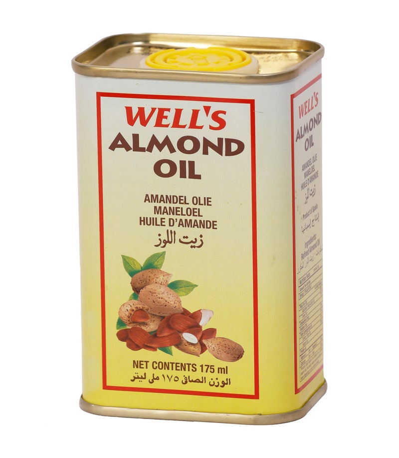 Well's 100% Pure Almond Oil Packed And Imported From Spain 175Ml | Sweet Almond Oil For Body, Skin & Hair | Helps Enhance Memory | For New Born Baby Massage | Beauty & Skin Massage - Image 4