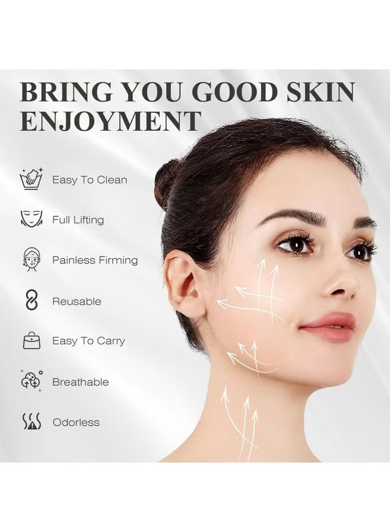 Chin Strap for Sleeping,Adjustable Chin Strap,Jaw Strap,Jawline Shaper,V Line Lifting Mask,Black - Image 5