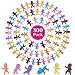 selizo Mini Plastic Babies for Baby Shower 300pcs Tiny Baby Figurines Mini Babies Bulk for Ice Cube Babies Small King Cake Babies My Water Broke Baby Shower Games 6 Colors - Image 3