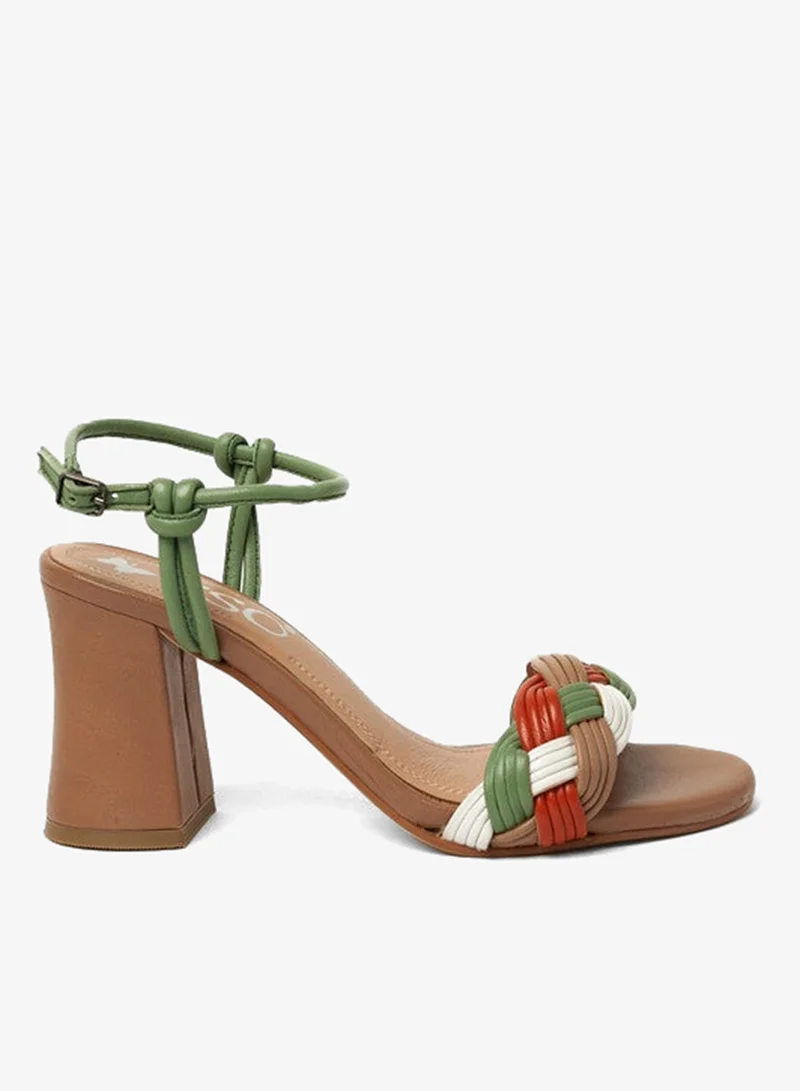 ييزو صنادل نسائية بكعب عالٍ - كعب أنيق وعصري لكل المناسبات