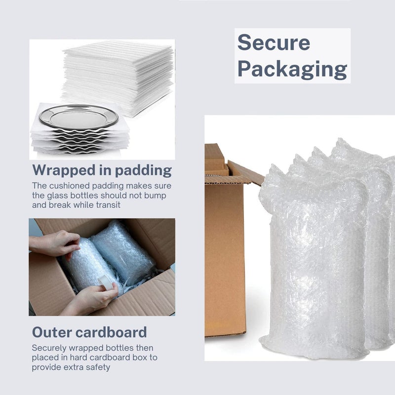 Brezzycloud Glass Jar 3000 ml Round Jars for kitchen Transparent Containers for Kitchen Pantry Flour Cereal Masala Dry Fruits See Through Cap Set of 2 - Image 4