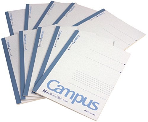 KOKUYO Campus Notebook, B 6mm Ruled, Semi-B5, 30 Sheets, 35 Lines, Blue, Pack of 10, Japan Import (NO-3BNX10) - Image 2