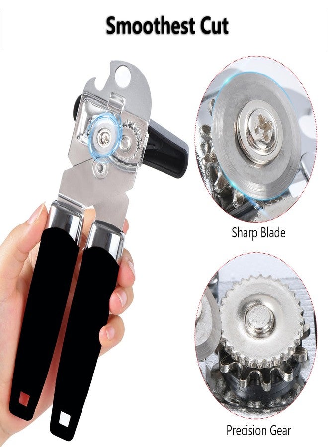 Eleckey Left handed Can Opener and Bottler Openers, Left hand Kitchen Tools Utensils for Lefty Adults/People (Black) - Image 4
