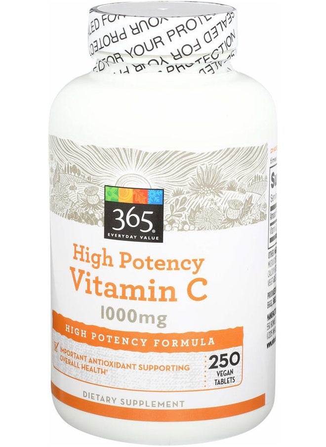 365 Everyday Value - 365 Everyday Value, Vitamin C 1000mg, 250 ct - Image 1